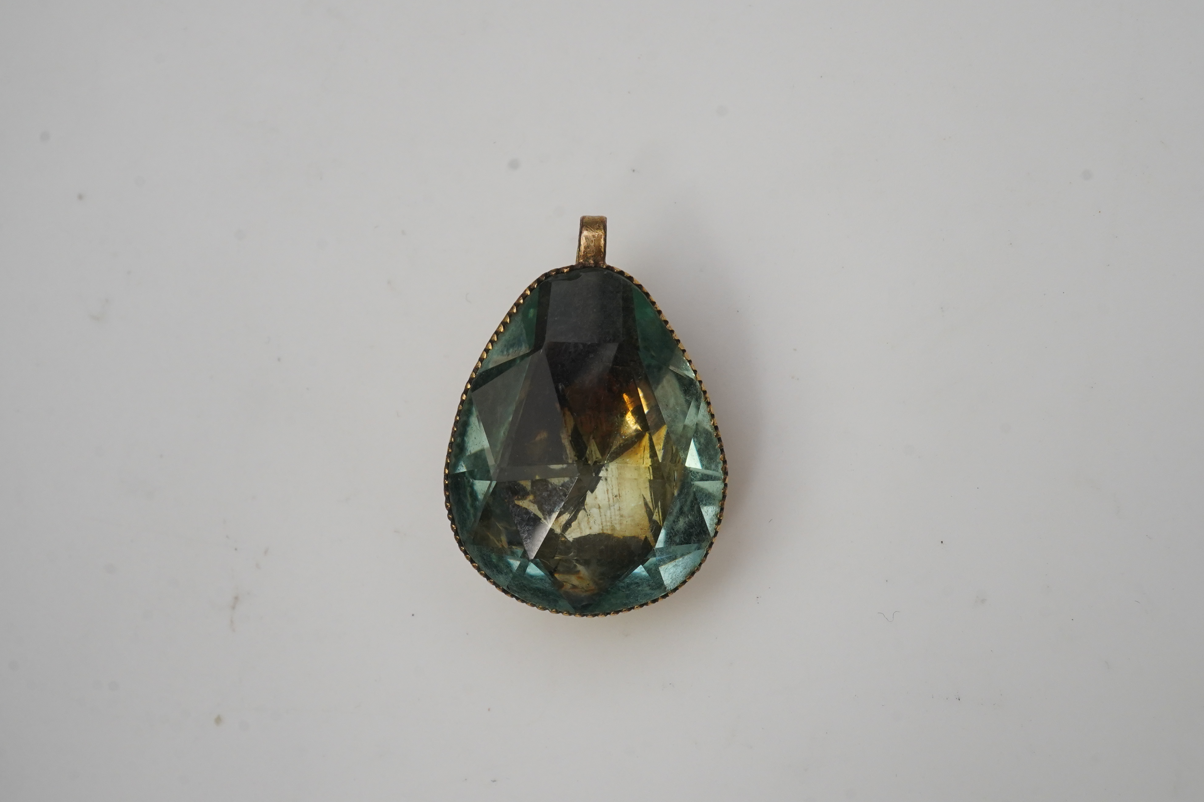 A 'Queen Anne' paste pendant, 18th century